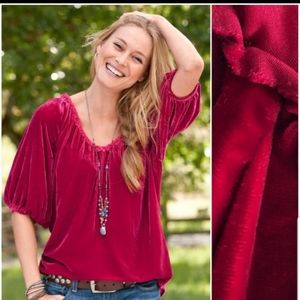 Sundance Crushed Velvet Top